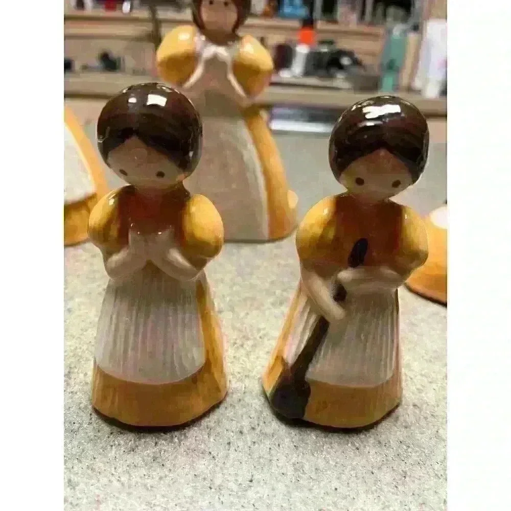 Vintage Corn Husk girl 5 pc kitchen set‎
